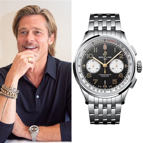 brad pitt breitling rolex.